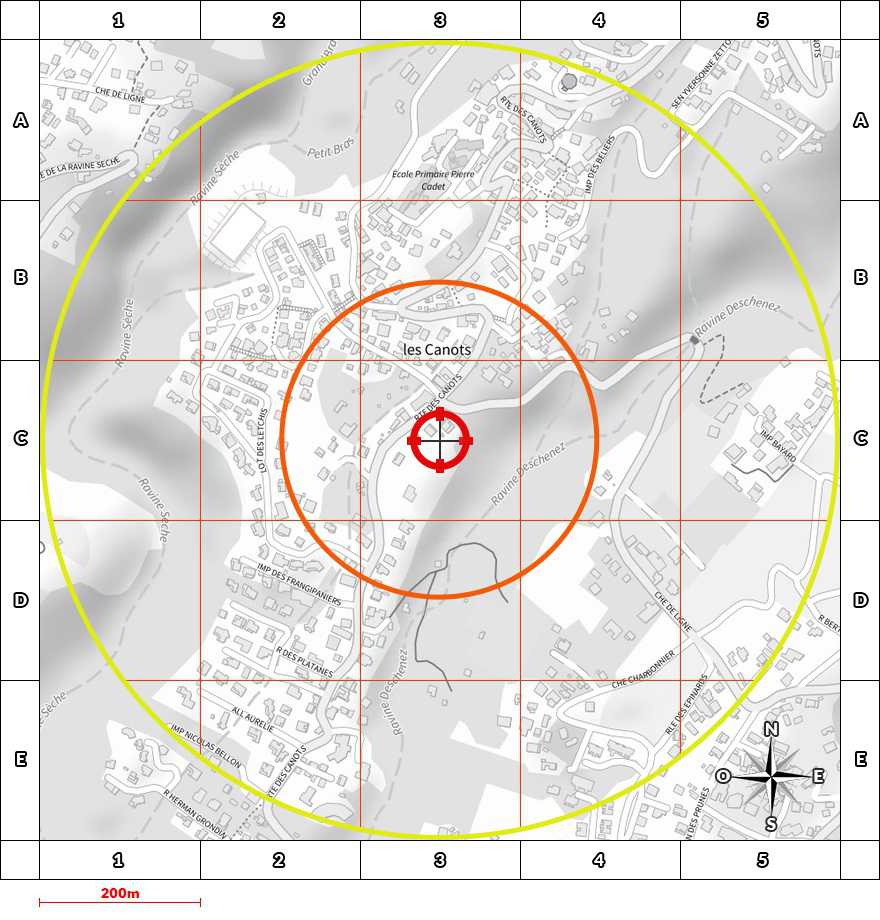 Autre vue aérienne du terrain